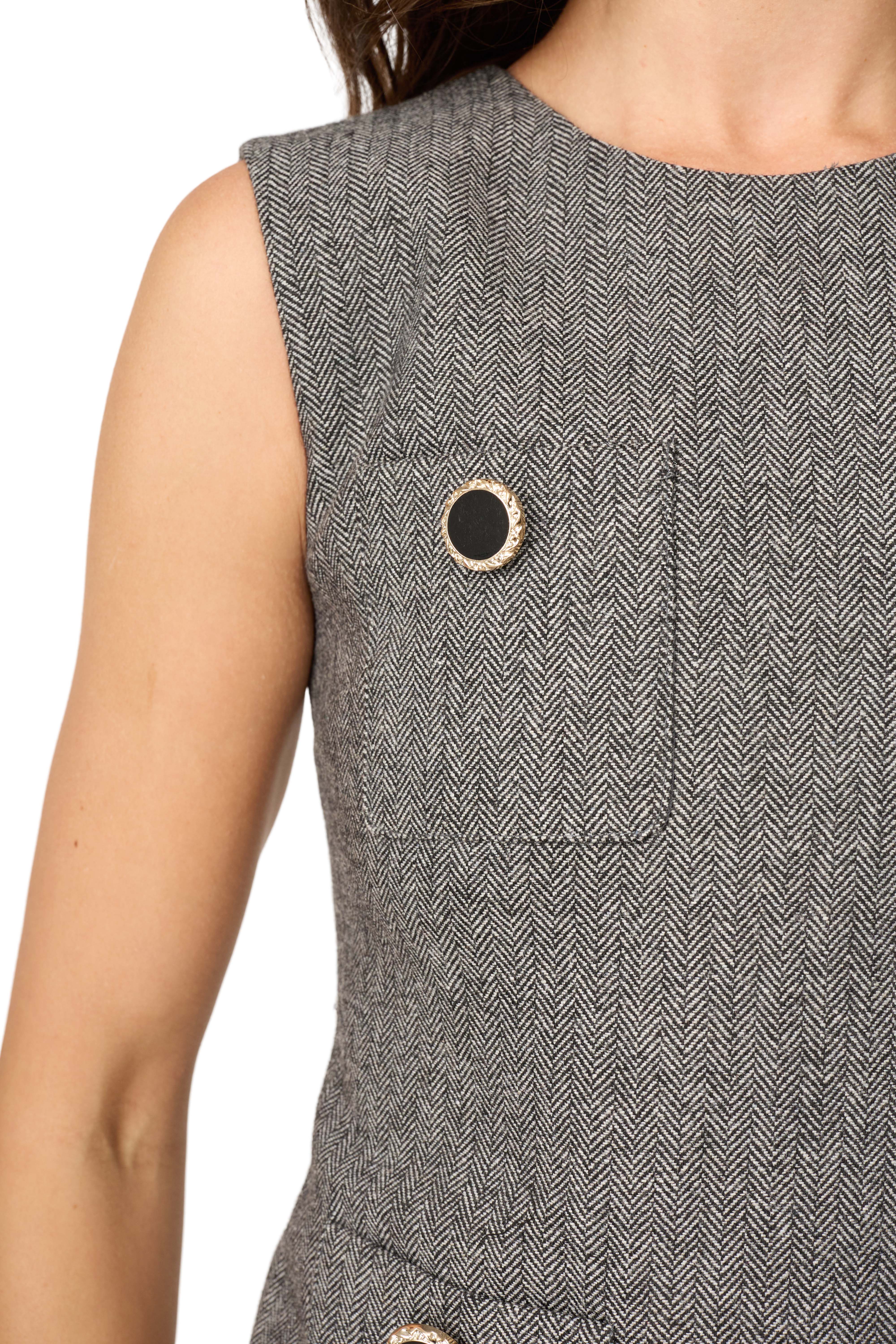 Angie Tweed Mini Dress