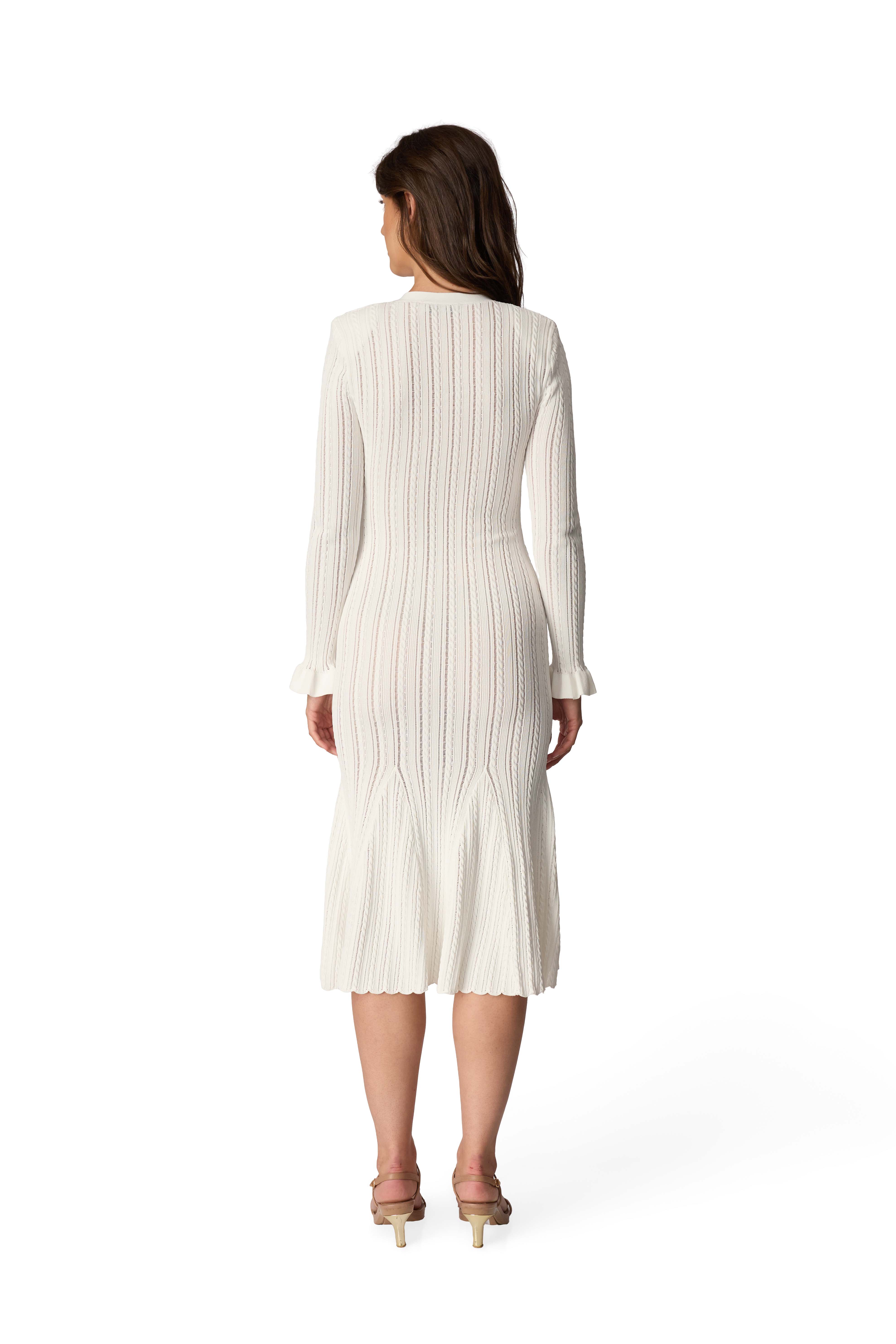 Bri Ribbed Knit Midi Dress